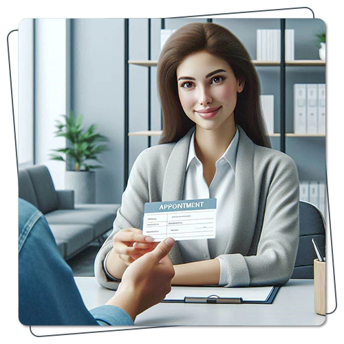 استفاده از کارت نوبت‌دهی