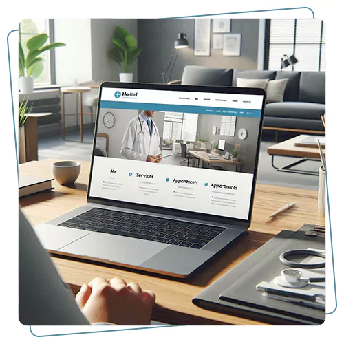 طراحی وبسایت حرفه ای و کاربر پسند پزشکی و کلینیکی