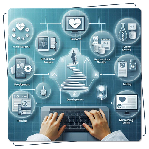 مراحل طراحی و پیاده سازی اپلیکیشن موبایل پزشکی