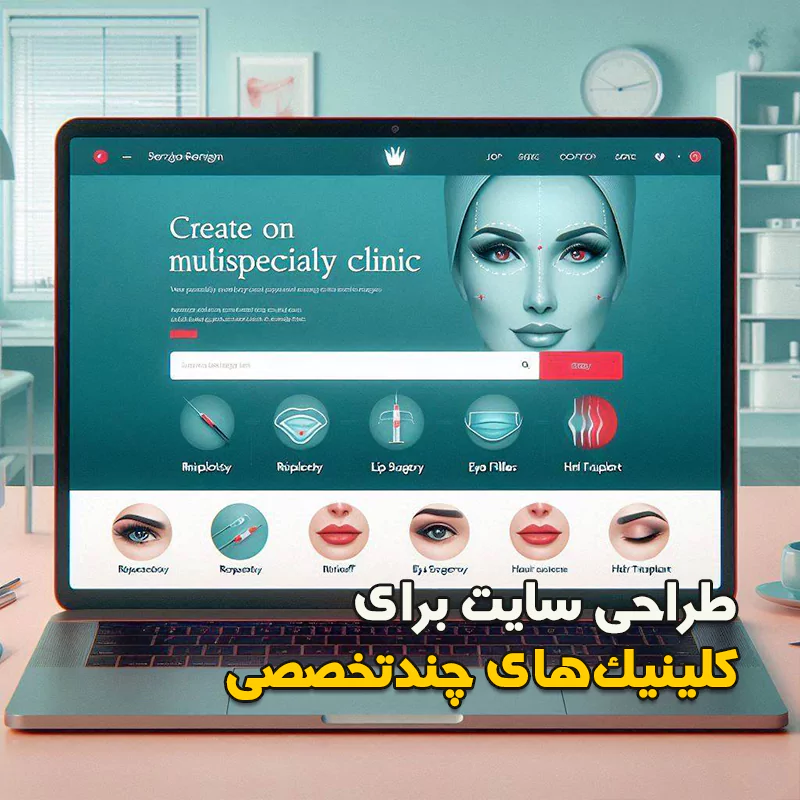 طراحی سایت برای کلینیک‌های چندتخصصی